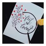 Calligraphy Creators -Feel So Loved -Handmade With Frame